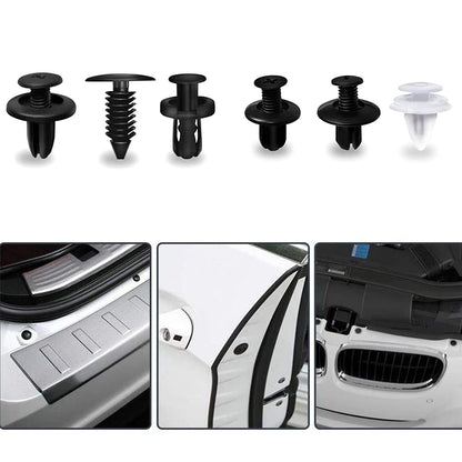 Kit complets habitacle intérieur et extérieur rivets et attaches universel 100 rivets | 50 attaches