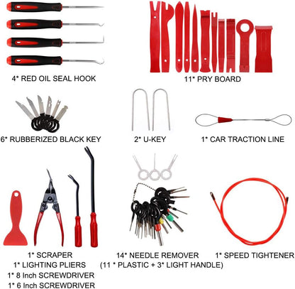 Kit Outils de Démontage Garnitures Voiture – 43 Pièces