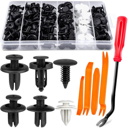 Kit complets habitacle intérieur et extérieur rivets et attaches universel 100 rivets | 50 attaches