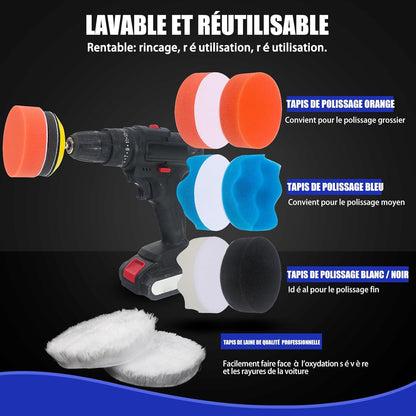 Renovateur Phare Voiture | Kit rénovation phare PRO résultat comme neuf en 15 min