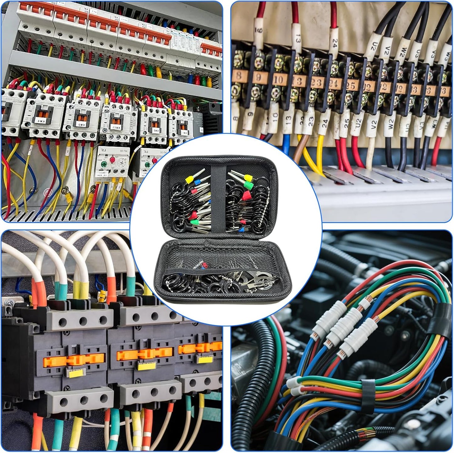 Kit Réparation Électrique Auto – Outils d’Extraction 82 Pièces + Coffret Fusibles 180 Pièces