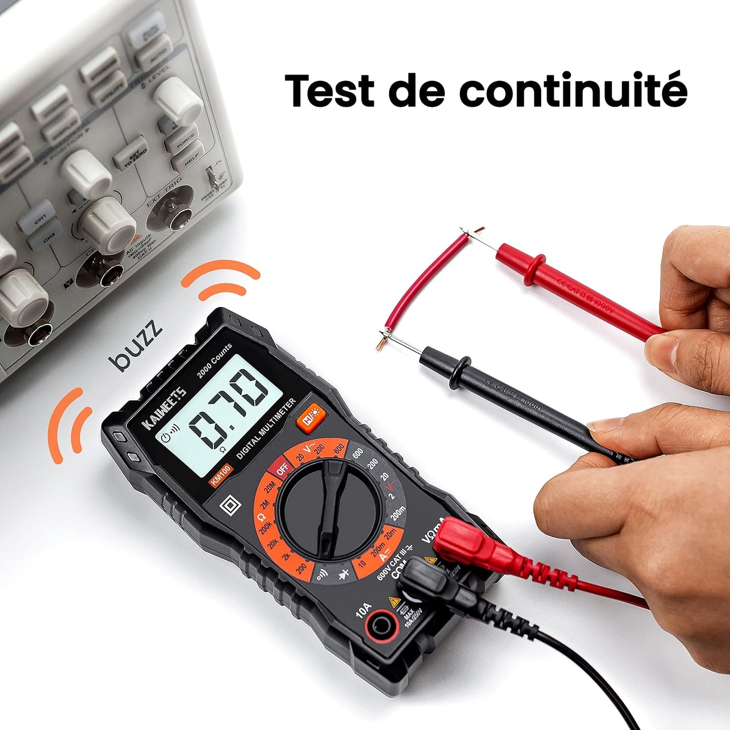 Kit Diagnostic Batterie 12V – Multimètre Digital + Testeur de Batterie Professionnel